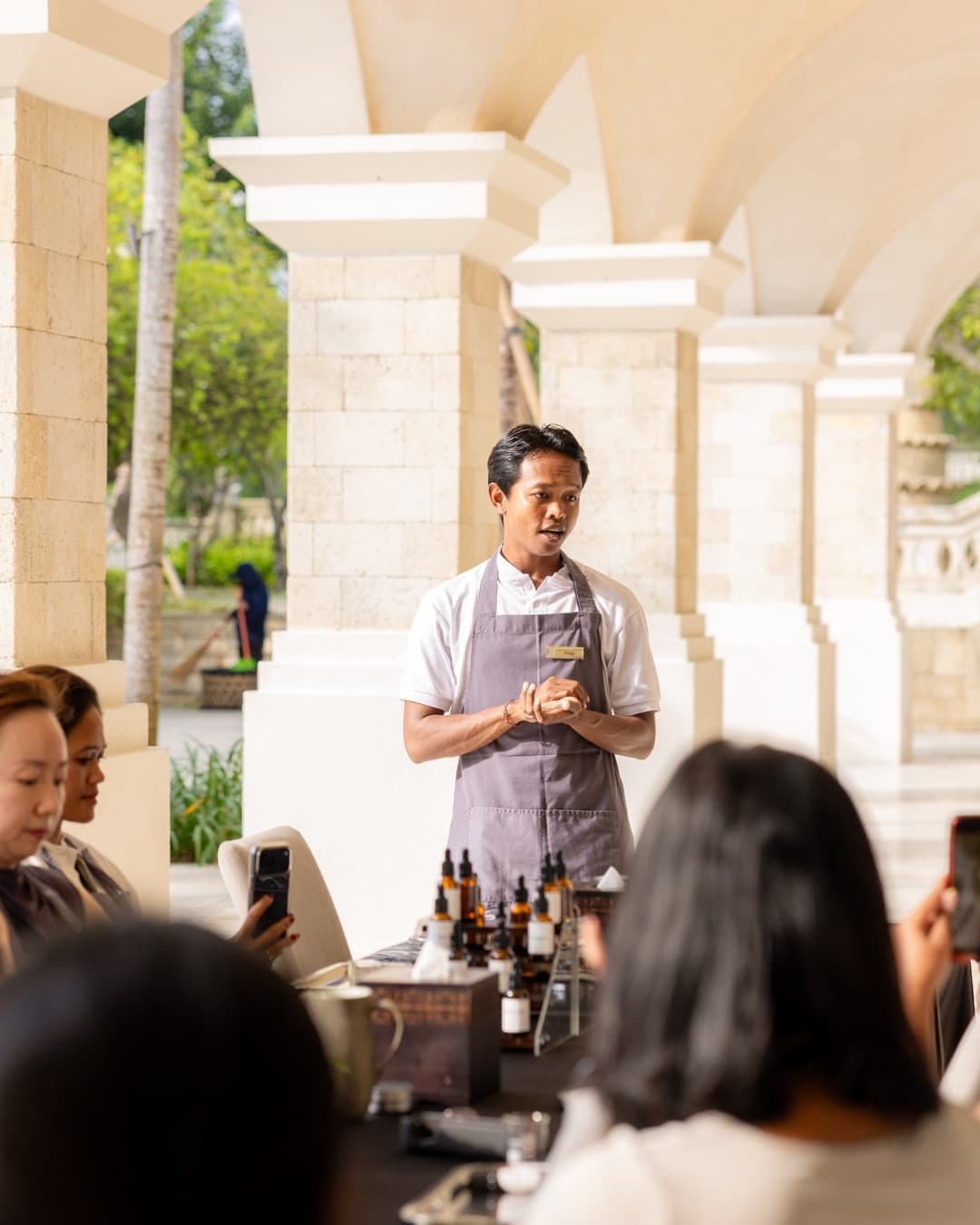 Aromatherapy oil blend at Amukti Jiwa #5 January 2026