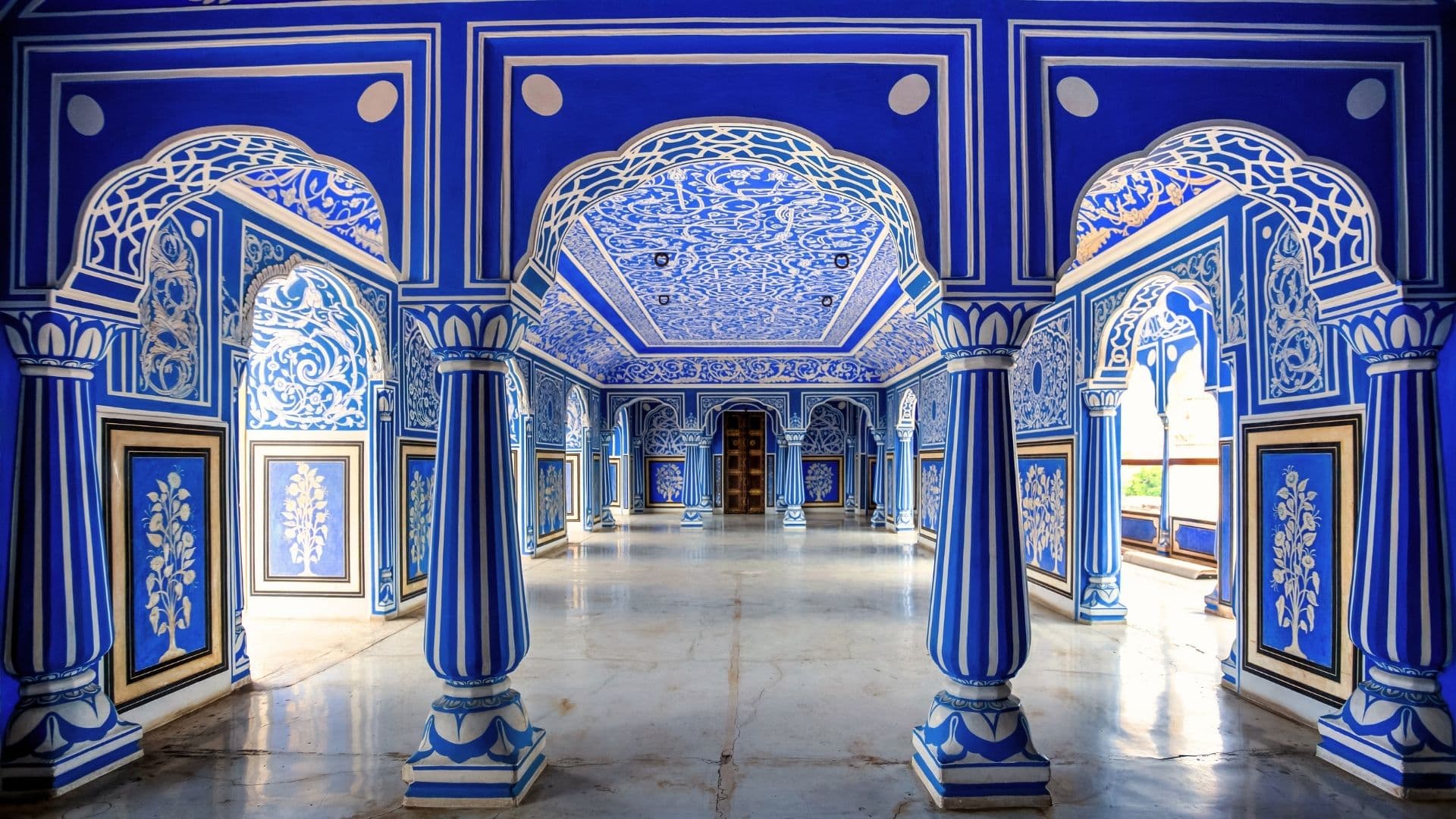 City Palace Jaipur in Blue