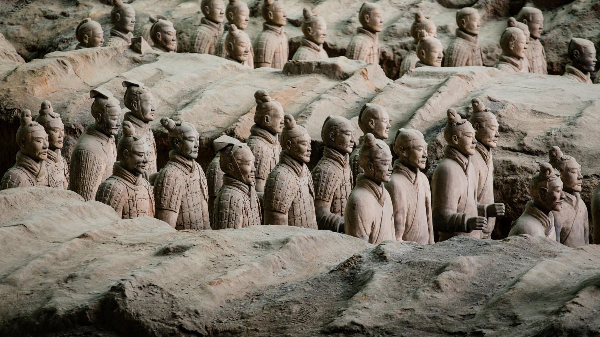 terracota army unesco in xi'an china