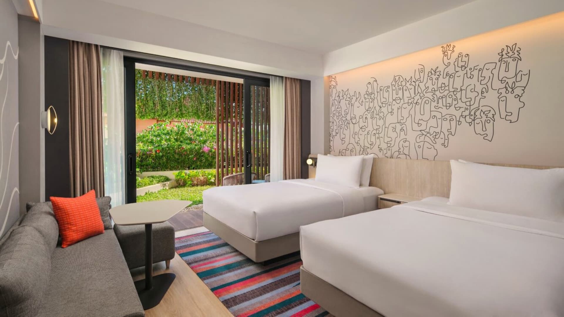 aloft garden view double image aloft garden view double image